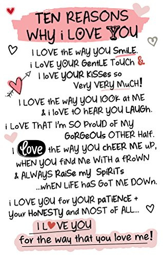 INSPIRED WORDS KEEPSAKES - TEN REASONS WHY I LOVE YOU