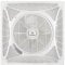 Westinghouse ventilador de techo Windsquare (L x B x H) 60 x 60 x 21 cm Flügelfarbe: blanco cajafar