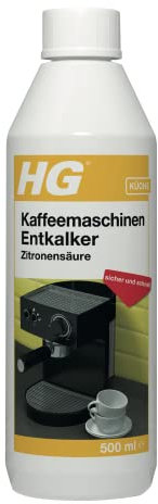 HG Descaler for Espresso and Coffee Pad Machines (500 ml) – Cleaning Agents – Coffee Pad Machines such as Senso Descaling