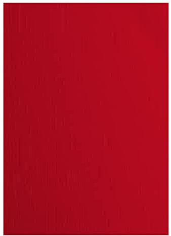 Vaessen Creative 2928-030A4 Florence Cardstock Papier, Rot, 216 Gramm/m², DIN A4, 10 Stück, Textur, für Scrapbooking, Kartenherstellung, Stanzen und andere Papierbasteleien, Poppy