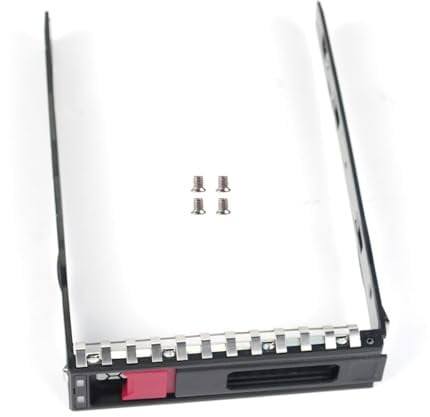 Heretom 3,5- Zoll LFF SAS SATA Hot-Swap Festplattenrahmen Festplatte Laufwerk Tablett Tray Caddy für HP ProLiant ML30 DL20 BL460c G10 Gen10 Server (Nicht für 2,5 Zoll)