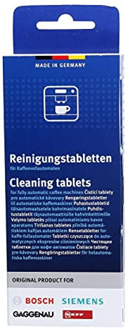 Bosch/Siemens 00311969 Lot de 10 tablettes dégraissantes pour nettoyage machine à café automatique