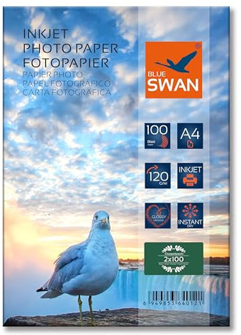 Fotopapier A4 120g 200 Blatt hochglanz wasserfest einseitig