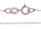 Markylis - Solid Italian 9ct White Gold FINE Twisted Prince of Wales/Rope Chain Necklace 9K Ladies - 0.8mm - 18inch - 18