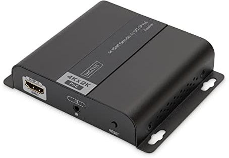 DIGITUS Empfänger-Einheit für HDMI Extender Set (DS-55124) - 4K Ultra-HD 30 Hz - Max. 3840 x 2160 Pixel - Netzwerk-fähig