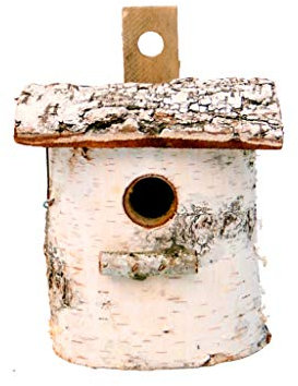 Damian-Wiklina Vogelhaus, Nistkasten, Birkennesthöhle 16 x 12 cm (32mm)