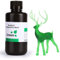ELEGOO 3D Drucker Resin, UV 405nm Standard Resin mit Hohe Präzision und Schnelle UV-Härtung für MSLA/DLP/LCD 3D Drucker, Photopolymer-Kunstharz Flüssige 3D-Druckmaterialien, Klargrün 1000g