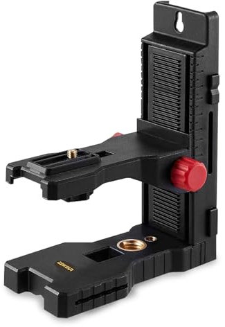Zokoun Adaptador de nivel láser con soporte magnético-alternativa a una rosca estándar de 1/4 y 5/8, base giratoria magnética a 360 grados para montaje en pared y techo (LB01)