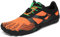 SAGUARO Barfußschuhe Herren Damen Barfussschuhe Traillaufschuhe Zehen Training Fitnessschuhe Outdoor Barfuss Wanderschuhe Atmungsaktiv Schnell Trocknend Badeschuhe, Karottenorange, 39 EU