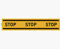 Exacompta - Réf. 67025E - 1 bande adhésive STOP jaune 100 m pour marquage au sol ou mural - Avertissement des risques et des zones de danger - Dimensions de la bande : 100 x 20 cm