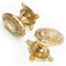 Jones & Grey Vintage Antique Style Period Ornate Style Solid Brass Door Knobs Handles