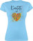 Shirt Damen - & Fasching - Konfetti im Herzen I Confetti Herz I Konfetti für Alle Karneval Köln - M - Hellblau - faschingsshirt Faschings Tshirt Karnevals herzmotiv t-Shirt Faschings-t-Shirt