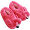 HANDKEI Pantofole da donna con fenicotteri pantofole in peluche per animali calde pantofole da casa morbide e comode pantofole da interno (36/42 EU, Rosa Rossa 1, numeric_36)