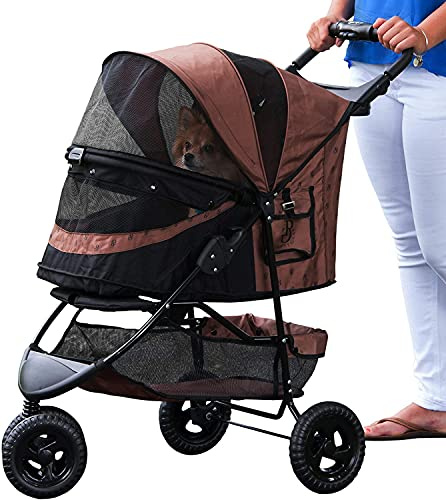 Pet Gear Special Edition Haustier-Buggy, ohne Reißverschluss, Schokoladenbraun
