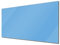 Banjado Glas Magnettafel 120x60cm - Magnetwand, Memoboard, Pinnwand für Küche, Büro, Kinderzimmer - Inkl. 4 Magnete & Montageset - Pastellblau