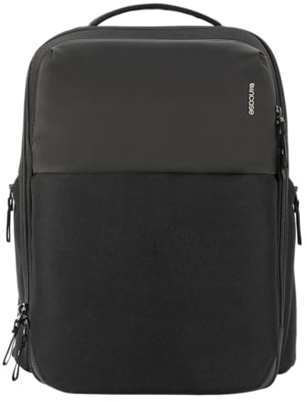 Incase A.R.C. Daypack - Work/School/Everyday Backpack & Laptop Bag, 24L Main Pocket,16inch Faur Fur Laptop Compartment, Easy Access RFID Organization Pocket, Two Side Zippered Pockets - Black