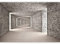 murando - Fototapete XXL 3D Tunnel 500x280 cm - Foto Tapete Schlafzimmer Wohnzimmer Moderne Vliestapete XXL Wandtapete Motivtapeten Bildtapete 3d Effekt Wand Dekoration - Mauer Ziegel d-B-0332-a-b