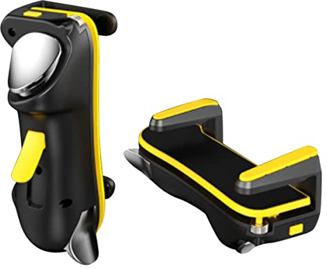 Qwertfeet Six Finger für Game Trigger für Gaming Controller L1 R1 Key Button für Android Gamepad Joystick (Gelb)