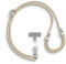 RhinoShield Cordon de téléphone en TPU durable Imperméable, boucle supplémentaire pour accrocher des accessoires - cordon résistant et ajustable (Adaptateur pour lanière de téléphone inclus) - Sable