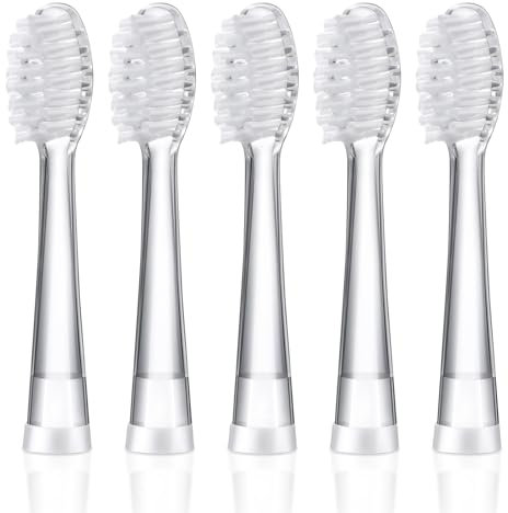 Ersatzbürsten Kinder für Seago SG513/SG977/SGEK6/DT-K6/DT-BB1, 5er Kinder Elektrische Zahnbürste Ersatzkopf für Seago(3+ years)