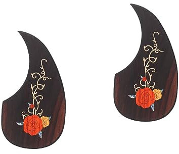 ibasenice 2 Stücke Folk Akustikgitarre Schlagbrett Auswirkungen Gitarre Schlagbrett Scratch Platte Für Akustikgitarren