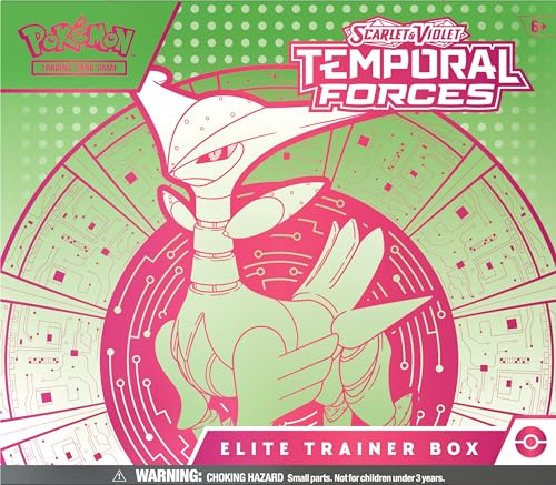 Pokemon POK Trading Card Game Scarlet & Violet 05 Temporal Forces Elite Trainer Box - Iron Leaves