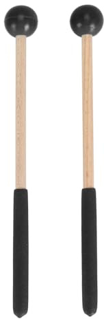 Percussion Mallets for Xylophone and Bell Drum Rubber Head Orchestral Hand Percussion Sticks Tuned Percussion Beaters for Music Education Band Practice and Classroom Use