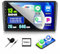 CAMECHO 8 Core 2+64G Android 13 Car Stereo for Audi A3 S3 RS3 8P 8V 2008-2012 support Wireless Carplay Android Auto 9'' IPS Touch Screen Double Din with Sat Nav FM RDS Mirror Link Bluetooth EQ