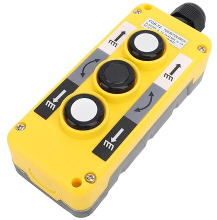 Kran-Druckschalter, Hub-Druckschalter, IP68 Regensicherer Elektrischer Hub-Auf-Ab-Druckschalter für Industrielle Steuerungsgeräte, Maschinen, Roboter