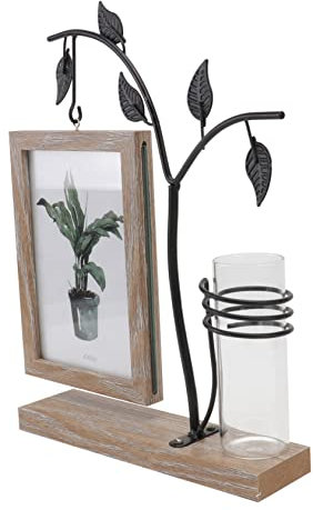 FUNOMOCYA Bilderrahmen Eisen Fotorahmen Für Deko Schreibtischbilderrahmen Mit Hydrokultur-funktion Bilderrahmen Foto Für Unterhaltung