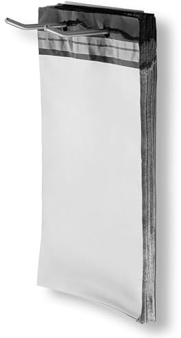 LOGIC PACK Metall Haken für Innovative Folienversandtaschen mit Abreißsystem – Solid Halter für LogicPack Plastik Versandtüten & Kunststoff Versandtaschen – 1 Stück