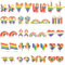 MARFOREVER Pride Charm Anhänger, Regenbogen Pride LGBTQ Charms zur Schmuckherstellung Regenbogen Gay Pride Emaille Charms aus Legierung für Armbänder Halsketten Ohrringe Zubehör zur Herstellung