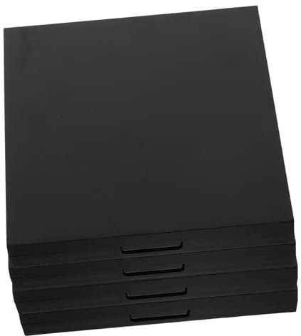 BELLIFFY Nagelkleberbox Mit Schwarzer Unterseite 4 Stück Uv-gelee-kleber Lichtdichte Aufbewahrungsbox Für Den Salongebrauch