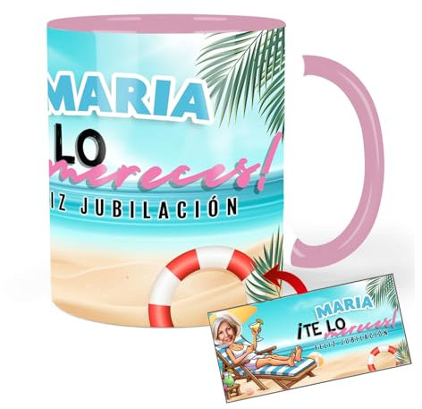 Kembilove Taza jubilacion | Regalos originales para jubilados | Jubilacion mujer | Jubilacion hombre | Regalos originales | Regalos jubilacion hombre (Modelo 2-1)