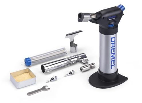 Dremel Torche au butane multifonction VersaFlame - Idéal pour les amateurs et les professionnels dans la soudure, le soudage et le soufflage de chaleur (2200-5)