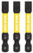 3 x KELSON 7mm Flat-Head 50mm Impact Rated Screwdriver Bits Slotted Slot SL7 1/4 Universal