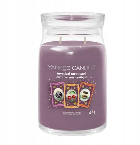 Yankee Candle Scented Candle in Glass (Large) Mystical Tarot Card Signature Candle Halloween Collection 2025 with Burning Time up to 90 Hours