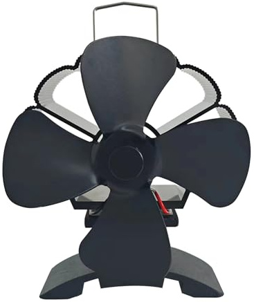 Ventilateur de poêle à chaleur - Ventilateur automatique pour poêle à bois - Silencieux pour répartition de la chaleur sans électricité - Performance de chauffage améliorée et faible consommation