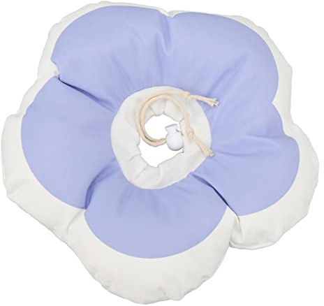 Fdit Collier pour Chat Honteux, Forme de Fleur Douce pour Une Récupération Rapide Lors du Toilettage des Chats de 8,8 à 13,2 Livres (M)