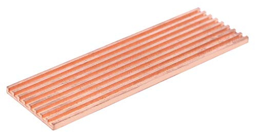 MURYE Kühlkörper aus reinem Kupfer, Wärmeleitkleber für M.2 2280 CPU-Lüfter, Flüssigkeit, kleines Wasser, Luft, Kühlkörper, Computer, Laptop, Kühlpad, USB-Pads und externe