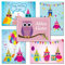 10 Postkarten Eulen Geburtstagskarten Happy Birthday + Alles Gute 1107+1108+1109+1111+1112