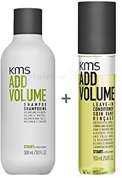 KMS California ADDVOLUME Set - Shampoo 300ml + Leave-In Conditioner 150ml - NEU