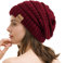 REDESS Slouchy Beanie Mütze für Herren und Damen Winter Warm Chunky Soft Oversized Zopfstrickmütze