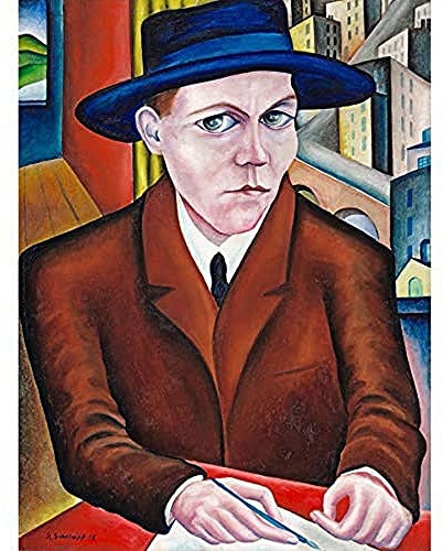 Schrimpf Georg Portrait Oskar Maria Graf, ungerahmt, Wandkunstdruck, Poster, Heimdekoration, Premium