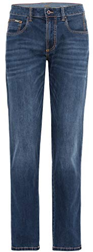 camel active, Houston, Herren Jeans Hose Light Color Denim Stretch Midblue (80) W 34 L 34