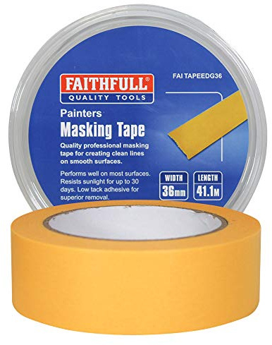 Faithfull FAITAPEEDG36 Edge Masking Tape 36mm x 41.1M