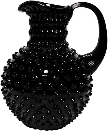 CHEHOMA - Pichet en verre élégant de 2 L - Design sophistiqué - Hauteur : 23 cm