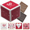 Coffret de Chocolats - Boîte de 40 Carrés de Chocolat Pour Lui Dire Je t’Aime - Chocolats au Lait et Noir à Offrir - 100% Pur Beurre de Cacao - Fabriqué en France par Chocolat de Mariage - 200 Gr