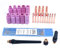 CENPEK 37pcs Tig Kit Obiettivo Gas per Wp-17 Wp-18 Wp-26 Wl20 Accessori Torcia Ricambi Parti Di Tungsteno Lanthanato