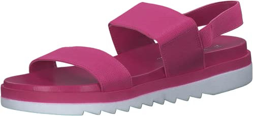 MARCO TOZZI 2-2-28413-38, Sandalias Planas Mujer, Fucsia, 39 EU